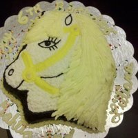 Horse Cake This was a horse cake for my twins' 6th birthday which had a cowgirl theme. It is from the Wilton horse pan. We are gluten free, so...