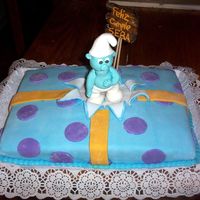 Smurf american Paste, Gumpaste and Icing