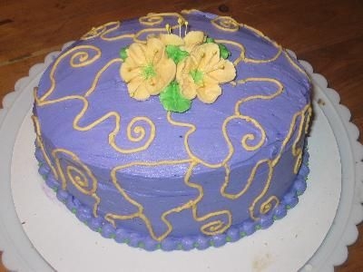 Just For Practice BC vanilla cake,almond filling,i made it because the temperature is going down,we needed a delicious cup of chocolate and a slice of cake...