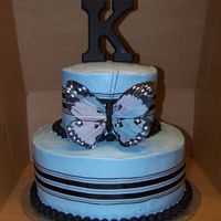 Sister's Seether Inspired Birthday Cake I made this cake for my sister, whose favorite band is, Seether. The butterfly can be found on many of their things, so the cake was...