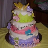 Pastel Butterflies I did this for one of my close girlfriends' daughter who just turned 6. She wanted butterflies, so she got them! I had free rein over...