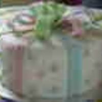 Bow Cake First cake with fondant. I copied the wilton book.