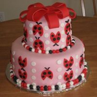Lady Bug Cake This is a lady bug cake that I did for a baby shower for a friend.