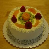 Fruit Soufle Cake 