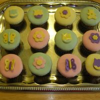 Pastel Color Cupcakes 