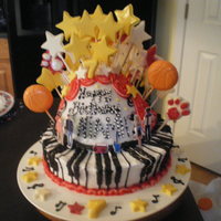 High School Musical I made the candy with walton chocolate candy and mold.