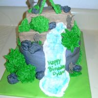 Camping Waterfall Army Men 