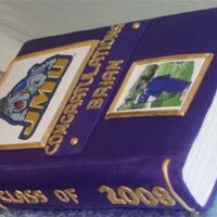 College Graduation Cake Class of 2008 graduate of JMU.