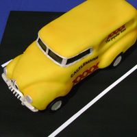Fj Holden Castlemaine XXXX (a brand of beer in the state of Queensland, Australia) themed FJ Holden Station Wagon cake. Made entirely out of home...