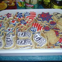 4Th Of July Cookies NFSC with Antonia74's RI. Always a huge hit at my family's gatherings. Not many left to bring home, not that I would have been...