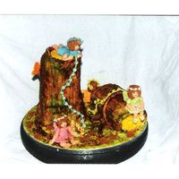 Scan0001.jpg Fairy Party cake. all covered in fondant. Made for a friends birthday she loves fairys and she loved this.