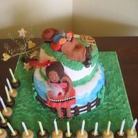 Wild West Birthday Cake This cake was for a fancey dress party with a wild west theme.