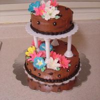 Ghirardelli Frosting And Royal Flowers 