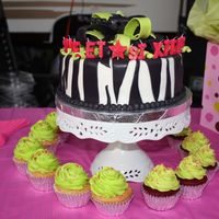 Another Zebra Cake I know it another zebra cake, but i was happy with how it turned out. Great tutorial on youtube that was very helpful with the placement,...