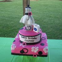 I Love Shopping Cake This cake was for my niece. She loves shopping. It is covered in fondant. The shopping bags are made out of gumpaste and the dress is rice...