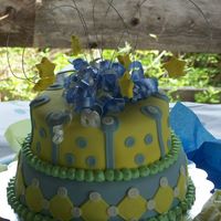 Kelli's Baby Shower This is one that I did for my friends baby shower. It's only the 2nd cake I've ever decorated.