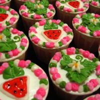 Cake For Alya chocolate cupcake with buttercream frosting