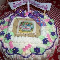 Antique's Get Better With Age! A man requested a cake for his wife 50th...! she loves antiques...this is a picture of an antique birthday card.