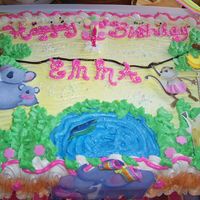 Jungle Theme For Little Girls.... Needed to be creative with a jungle theme for a Little Girls first birthday