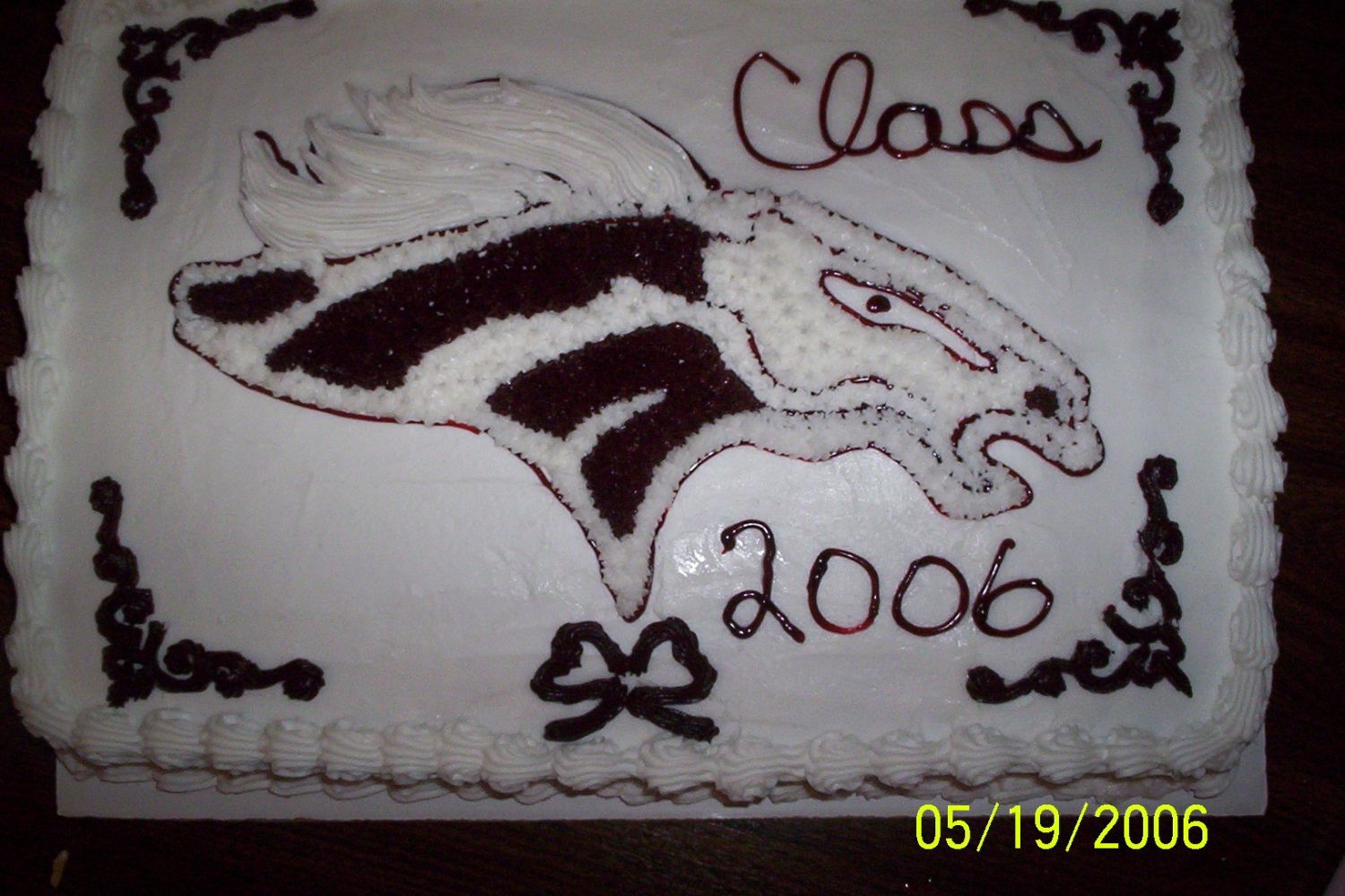 Graduation 2006 First time using luster dust - that was so cool!