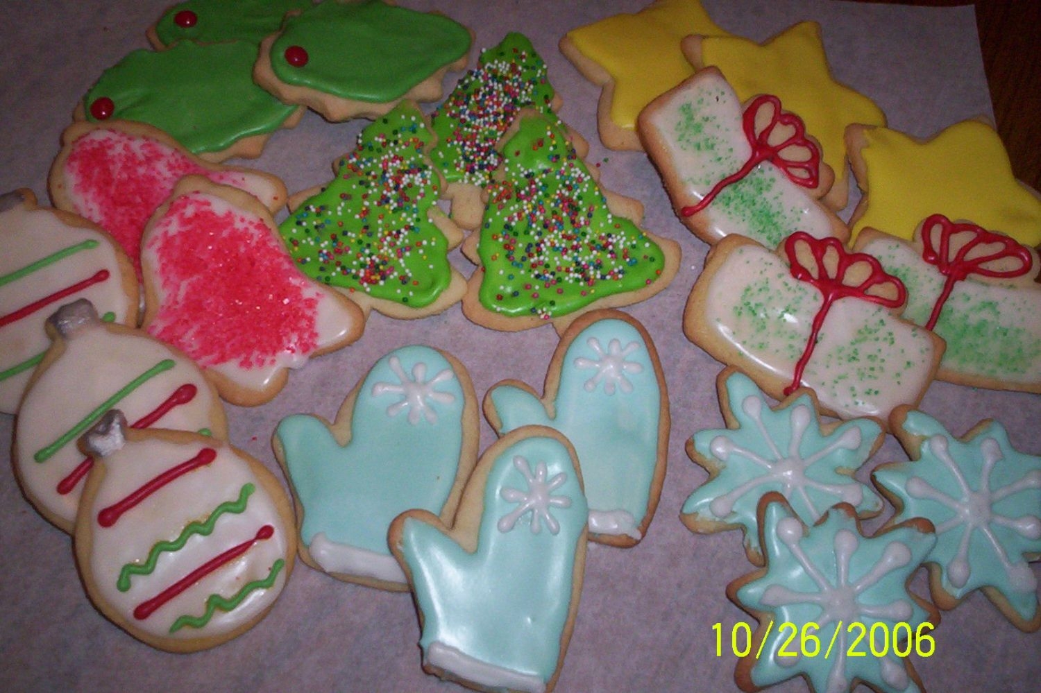 Cookie Factory A picture of my newest Christmas cookies