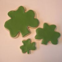 Shamrock Cookies Shamrock cookies. Penny's cookies with royal icing.