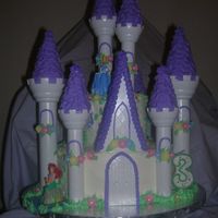 Princess Castle I made this cake for my daughter's 3rd birthday. It's the NEW Wilton Romantic Castle Cake Set, stacked cakes (6 & 10 in) with...