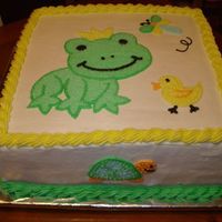 Baby Shower Cake This cake matched her theme for her baby's room.