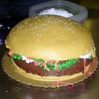 Hamburger Cake 