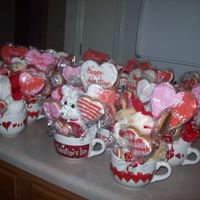 Bouquets Galore These were the V-day orders that I got I finished them about 8 hours before I was due to leave Texas. Penny's Cookies with RI