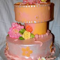 Orlando Cake (Colette Peters Class) I recently went to Orlando to the Notter School of Culinary Arts and took a class taught by Colette Peters and I had a blast!! She is...