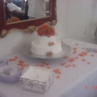 Wedding Cake For 15 People. This cake was for my uncle and his wife on their first anniversary. They wanted it wedding cake style since they didnt really have one (...