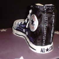 Converse Cake - Another Angle Here is the view from the back of the boot!!