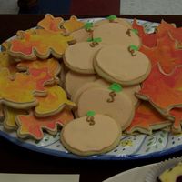 Fall Cookies Sugar cookies with antonias RI recipe