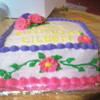 Birthday For Friend I made this cake at 7am before work for a co-workers birthday. It is all buttercream with yellow cake and strawberry filling. I am still...