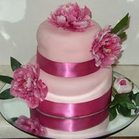 5Th Anniversary Cake This was for my sisters 5th anniversary. 6 and 8 in amaretto cake.