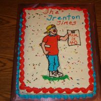 Happy 40Th Birthday Kim This is a homemade Mocha Chocolate Ya Ya Cake with buttercream icing & borders. I did a frozen buttercream transfer for the boy &...