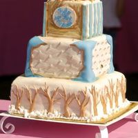 Polo In The Park! This is a cake I made for a charity luncheon at Golden Gate Park for their annual Polo in the Park fund raiser. The cake itself was white...