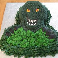 Megasaurus Cake Cake I did for a 5 year old's Birthday party. The theme was Dinosaurs....