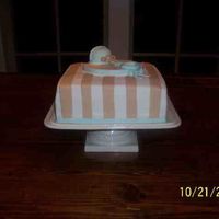 Baby Shower Cake Side 
