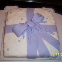 Gift Box Cake Wilton course 3 cake