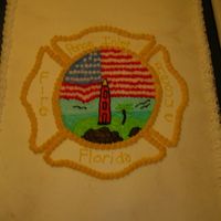 Fire Patch I had to try and copy my hubbys work patch for a work party.