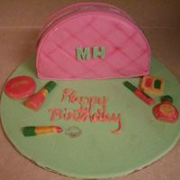 Make Up Case Thanks to Nati for her tutorial on making this cake!