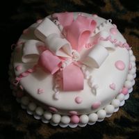 My Birthday Cake I made this for my Birthday last year. Its all Fondant except the dots and hearts are color flow. It is my favorite, but I'm getting...