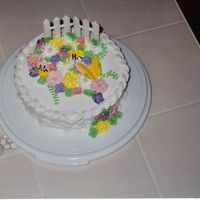 Cake Final Level Two :) This was the final cake from level two class I took at Hobby Lobby - straight from the book :)