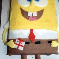 Spongebob Squarepants This is one of my favorites. I frosted with buttercream frosting. I used yellow sugar crystals for the holes of the "sponge". I...