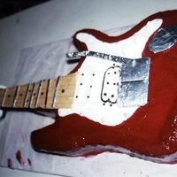 Guitar A closer view of the guitar.