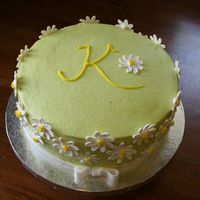 Daisy Cake This is another cake made for a post wedding celebration gathering. It is a chocolate butter cake with cookies and cream filling. It is...