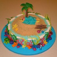 Beach Baby I made for one of my bosses who is a guy. He and his wife went on vacation in HI about 8 months ago and miraculously turned up pregnant...