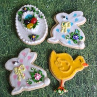 Easter Cookies No fail sugar cookies with Royal icing.